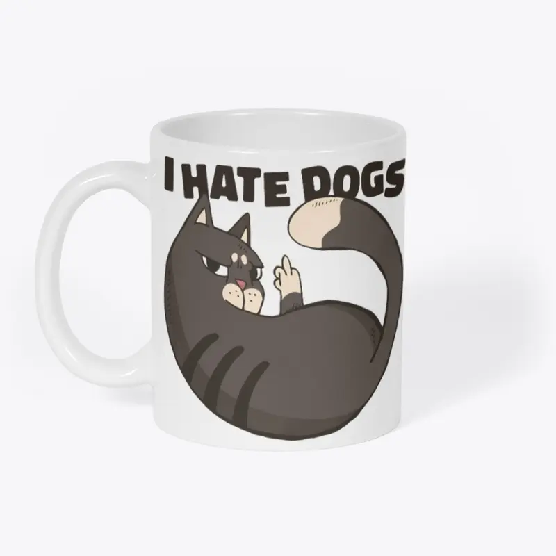 Anti Dog, Offensive Funny Cat