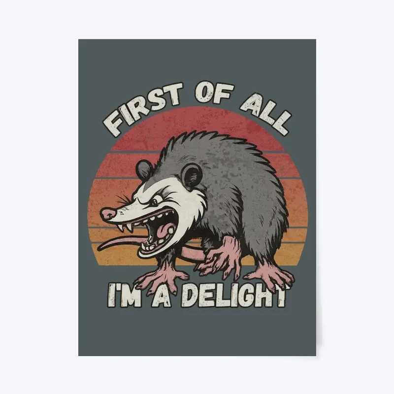 I'm a Delight, Quirky Possum