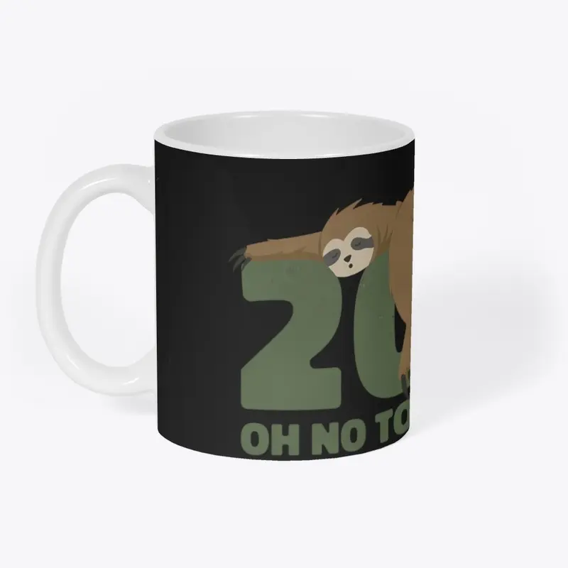 Funny New Year Sloth