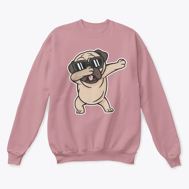 Cool Dabbing Pug, Funny Dog